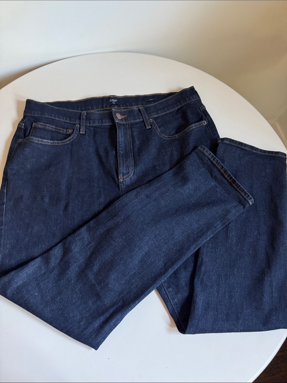 J. Crew Dark Wash Straight-Leg Men’s Jeans 34x30